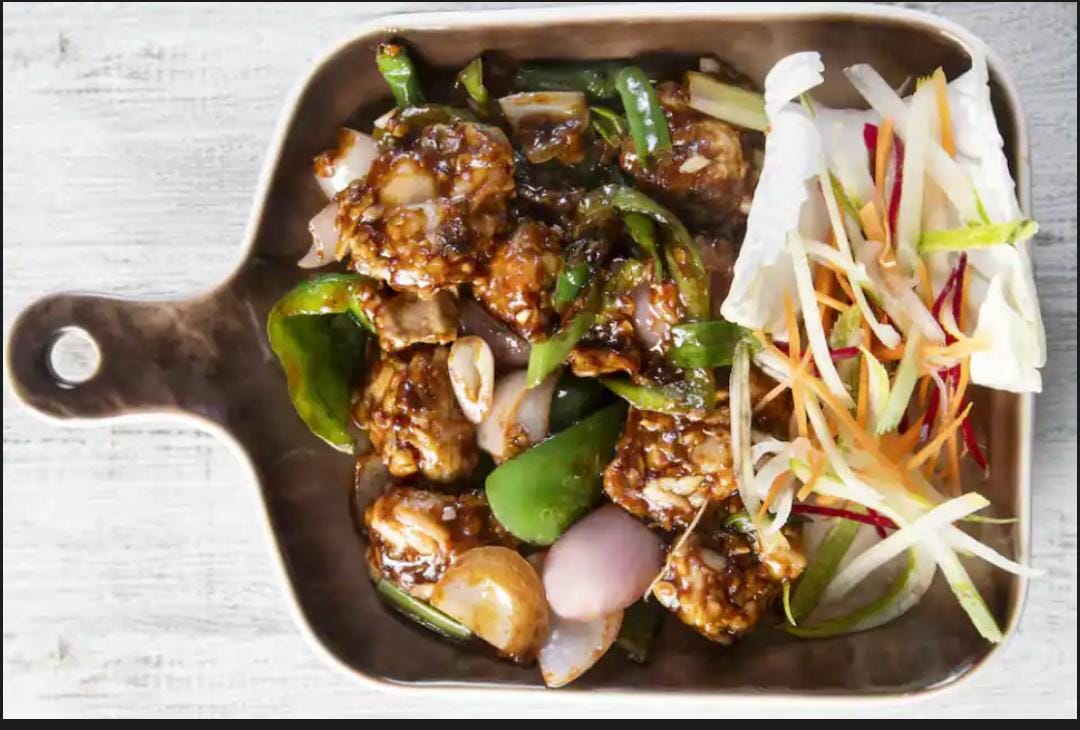 Chilly chicken Dry( 8pc )